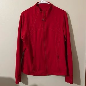 Lululemon Define Jacket size 16 EUC Red